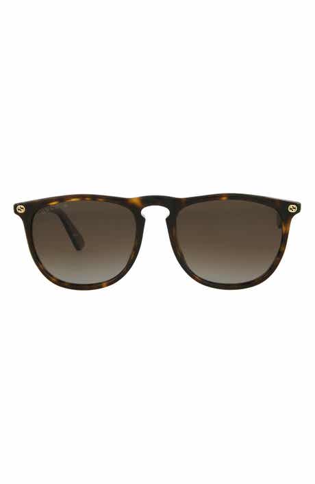 Gucci 53mm Round Oval Sunglasses