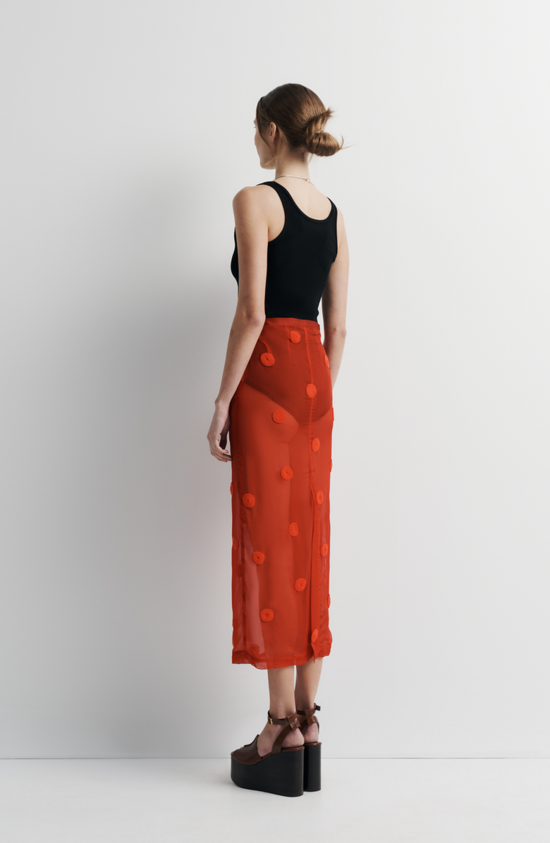 Romy Sadie Skirt, Alternate, color, Red
