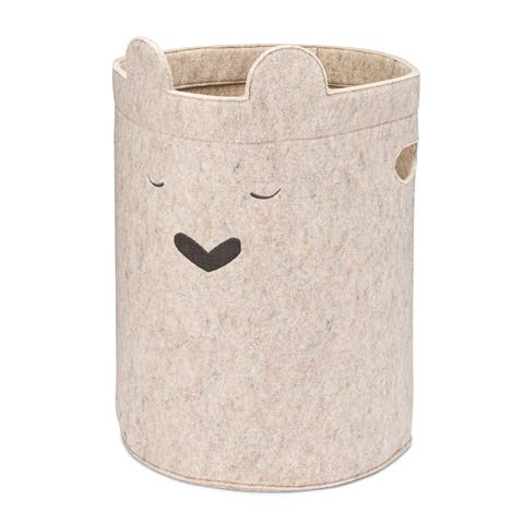 Bear Felt Laundry Hamper