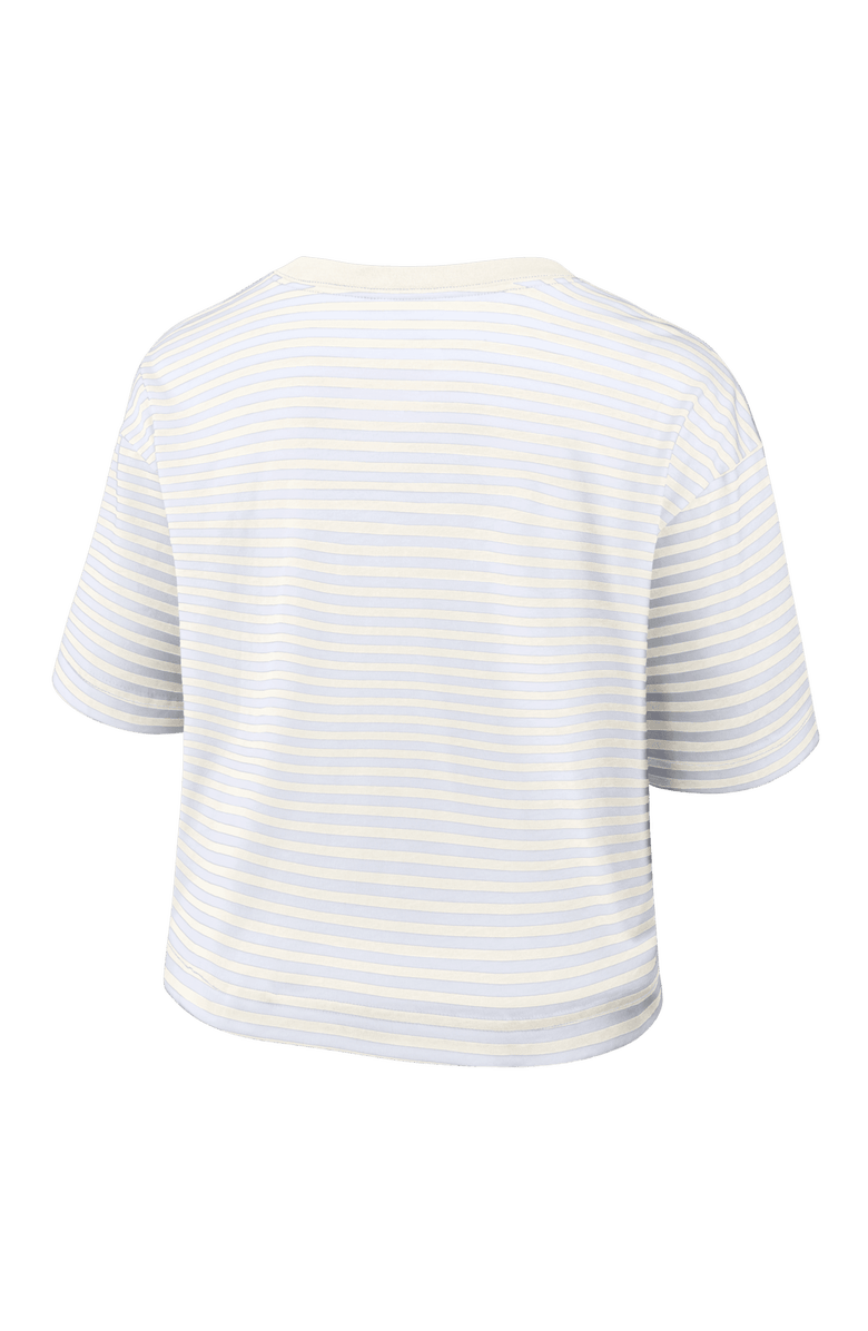 Nike Women's Nike Yellow/Cream Philadelphia Eagles Striped Cropped T-Shirt, Alternate, color, Yellow