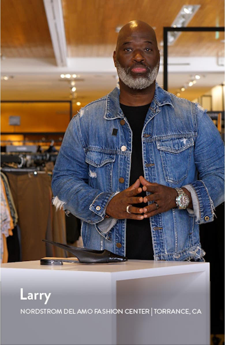 Fleure Slingback Pointed Cap Toe Flat, sales video thumbnail