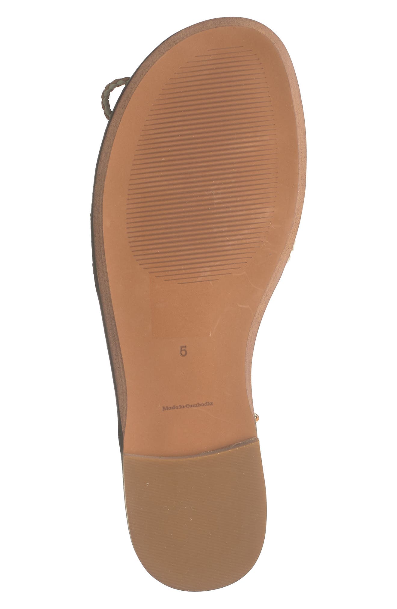 Madewell Braided Lace-up Sandal, Alternate, color, 