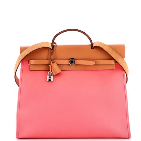 Herbag Zip Leather and Toile 39