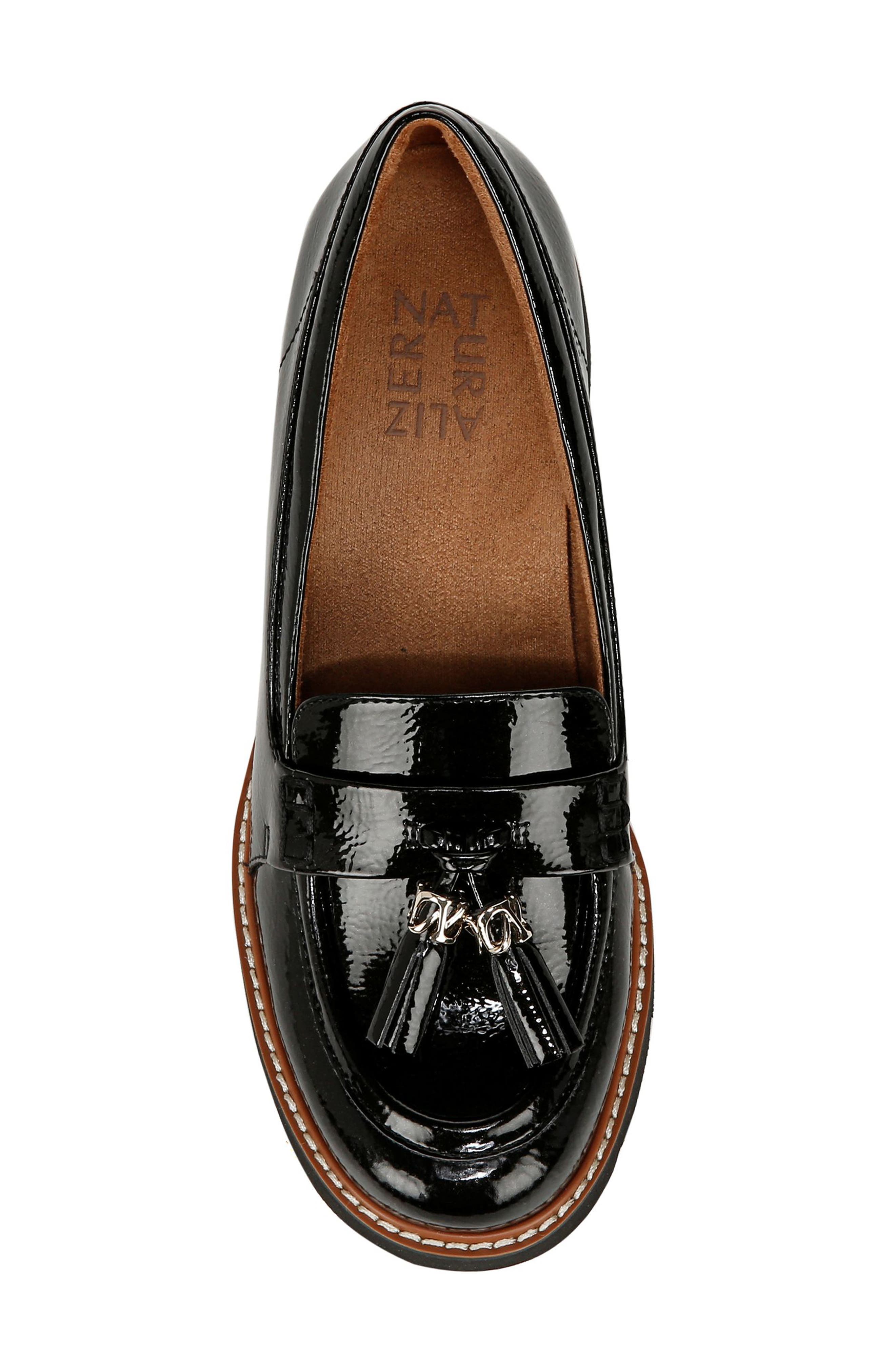 naturalizer rosalie leather tassel loafer