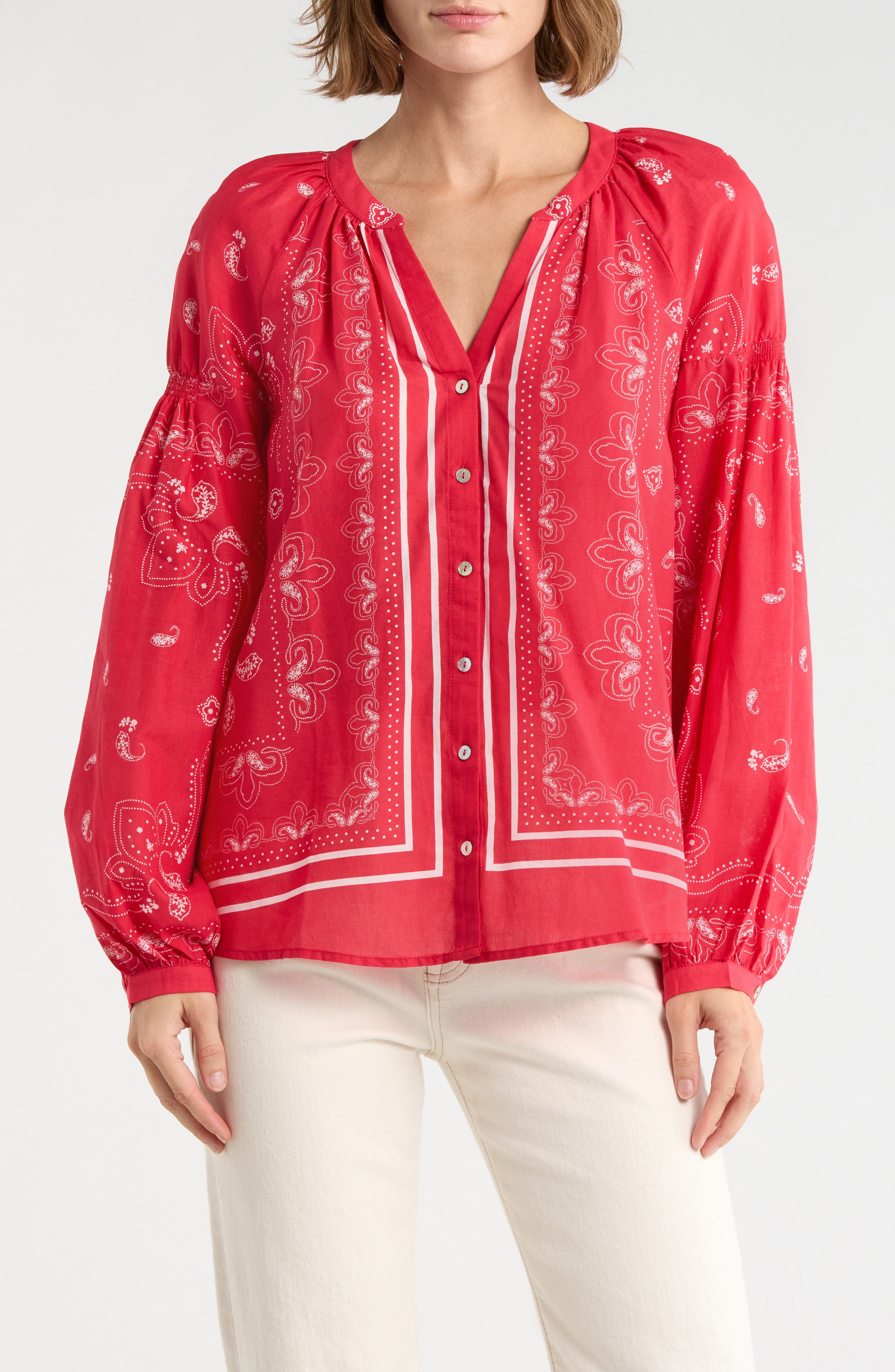 DR2 by Daniel Rainn Long Sleeve Cotton Top