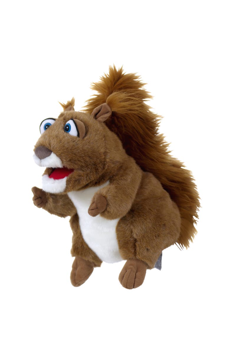 Living Puppets Dee The Brown Squirrel 12 Inch Plush Hand Puppet, Main, color, Brown