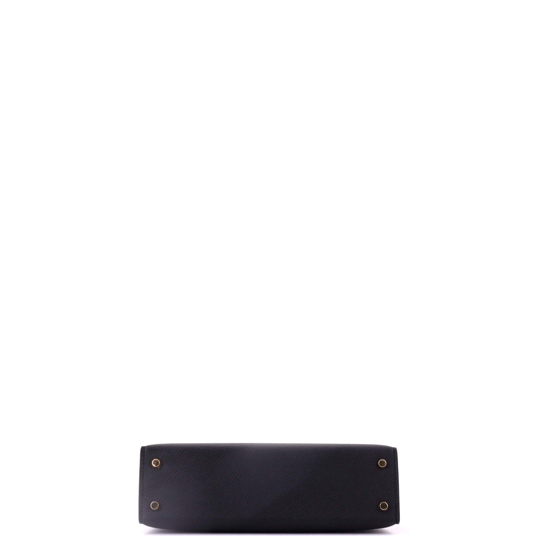 Kelly Mini II Bag Black Epsom with Gold Hardware 20, Alternate, color, Black