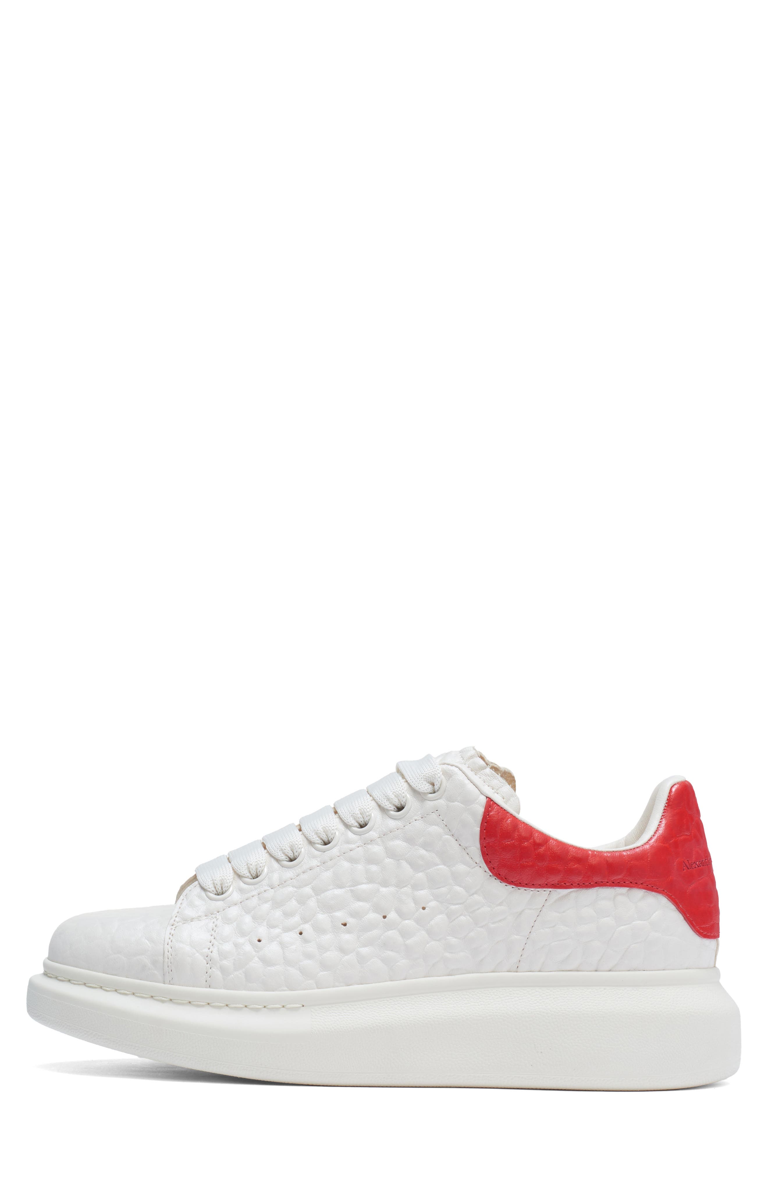 McQueen Oversized Sneaker, Alternate, color, White