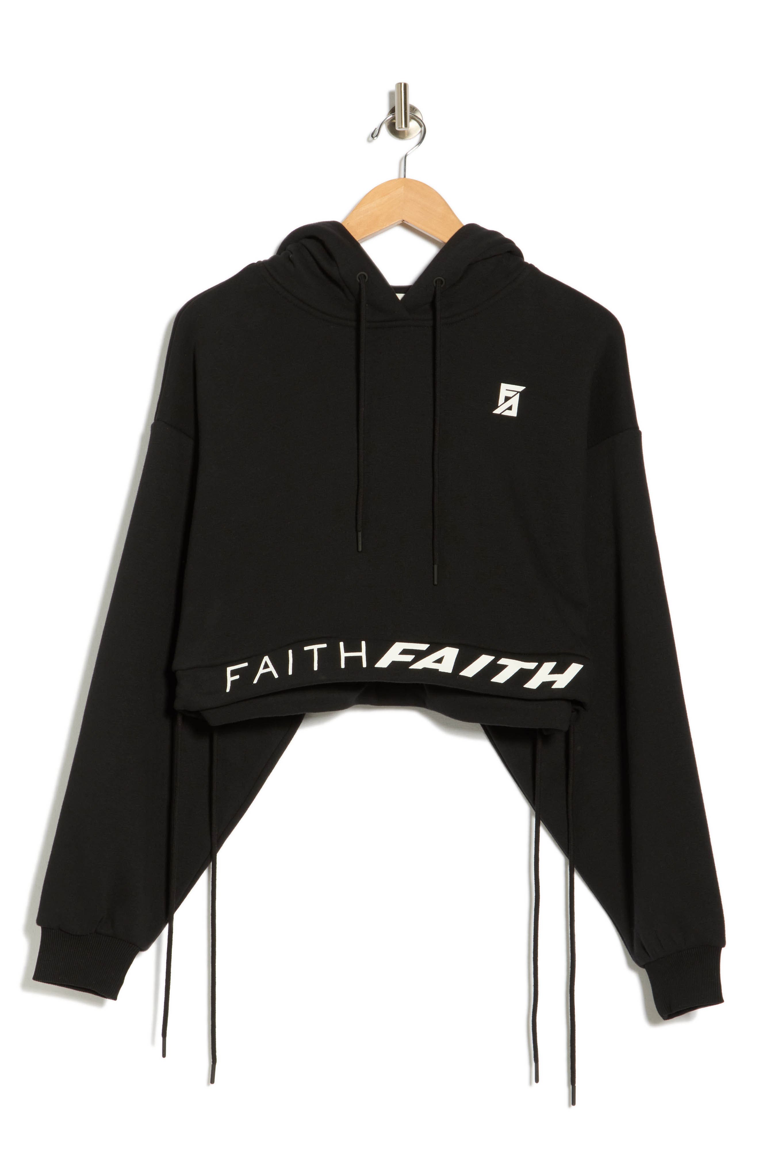 Faith Connexion Fleece Crop Hoodie (Women) | Nordstromrack