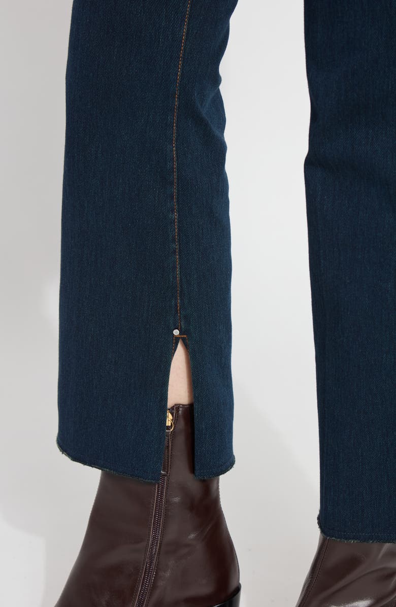 Lysse Eloise Slim Fit Flare Slit Hem Jeans, Alternate, color,