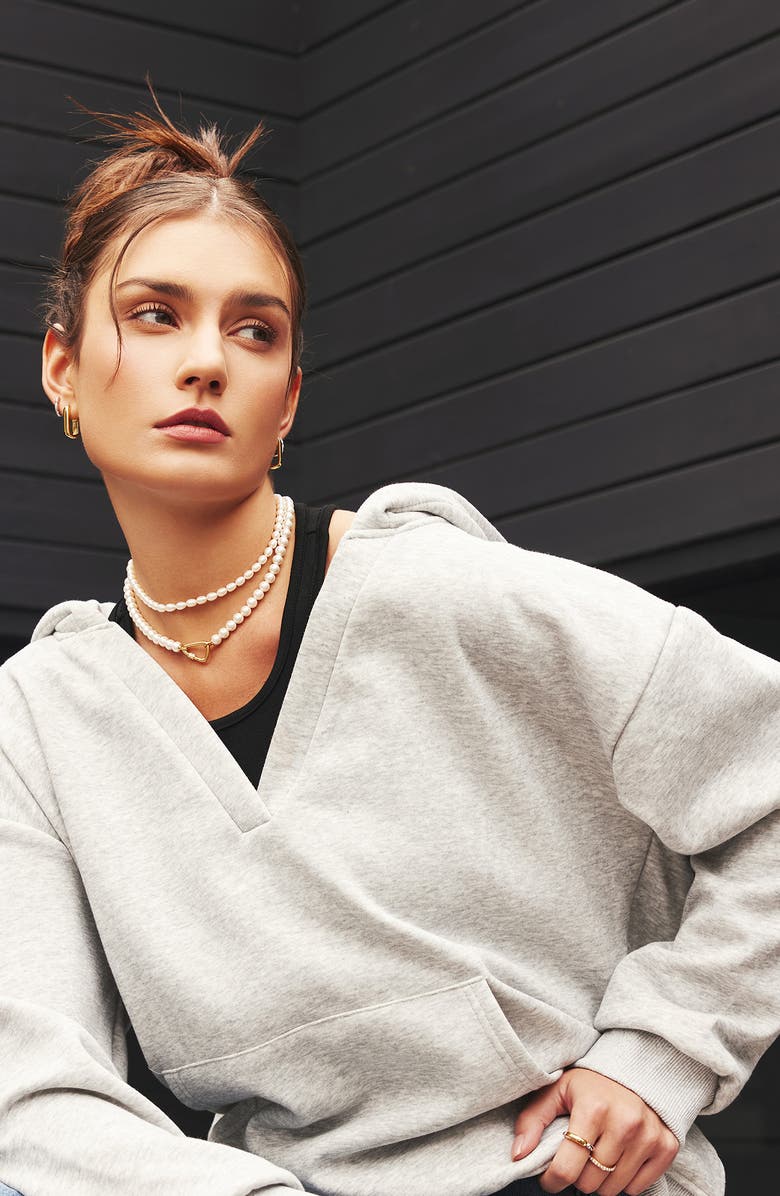 ANIA HAIE Puffy Huggie Hoop Earrings, Alternate, color, Silver