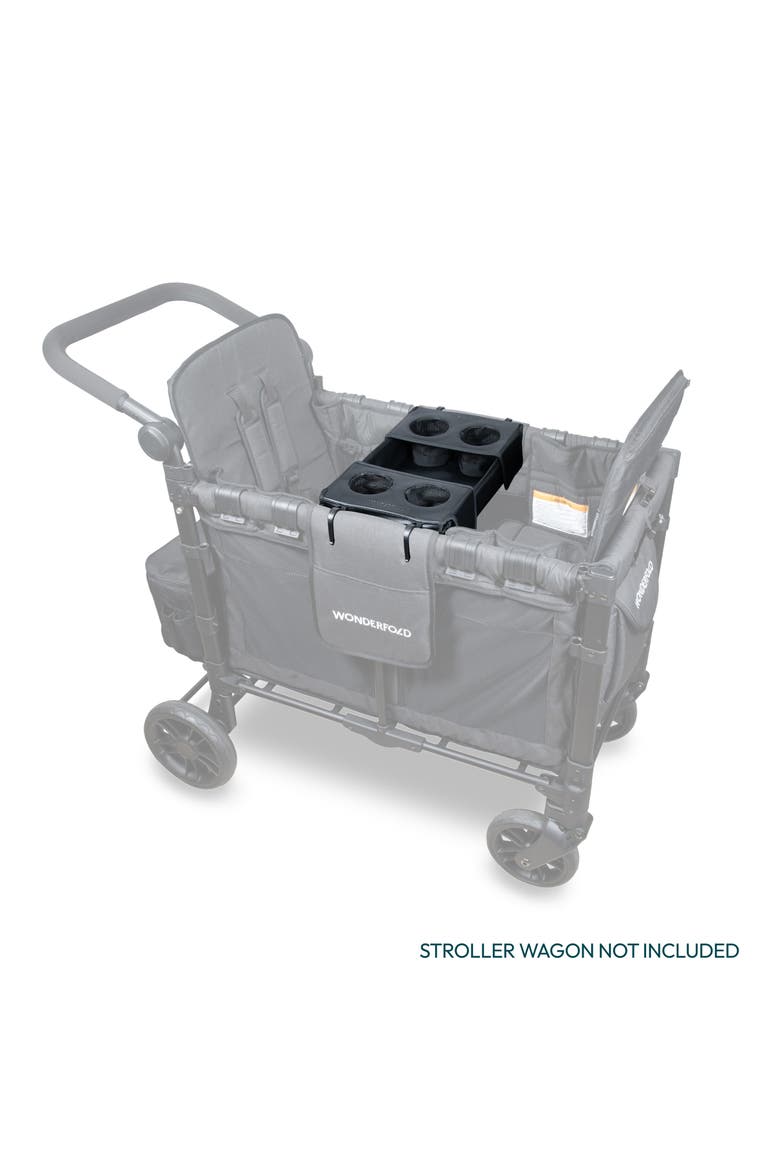 Flex Snack Tray for W2 Stroller Wagon, Alternate, color, BLACK
