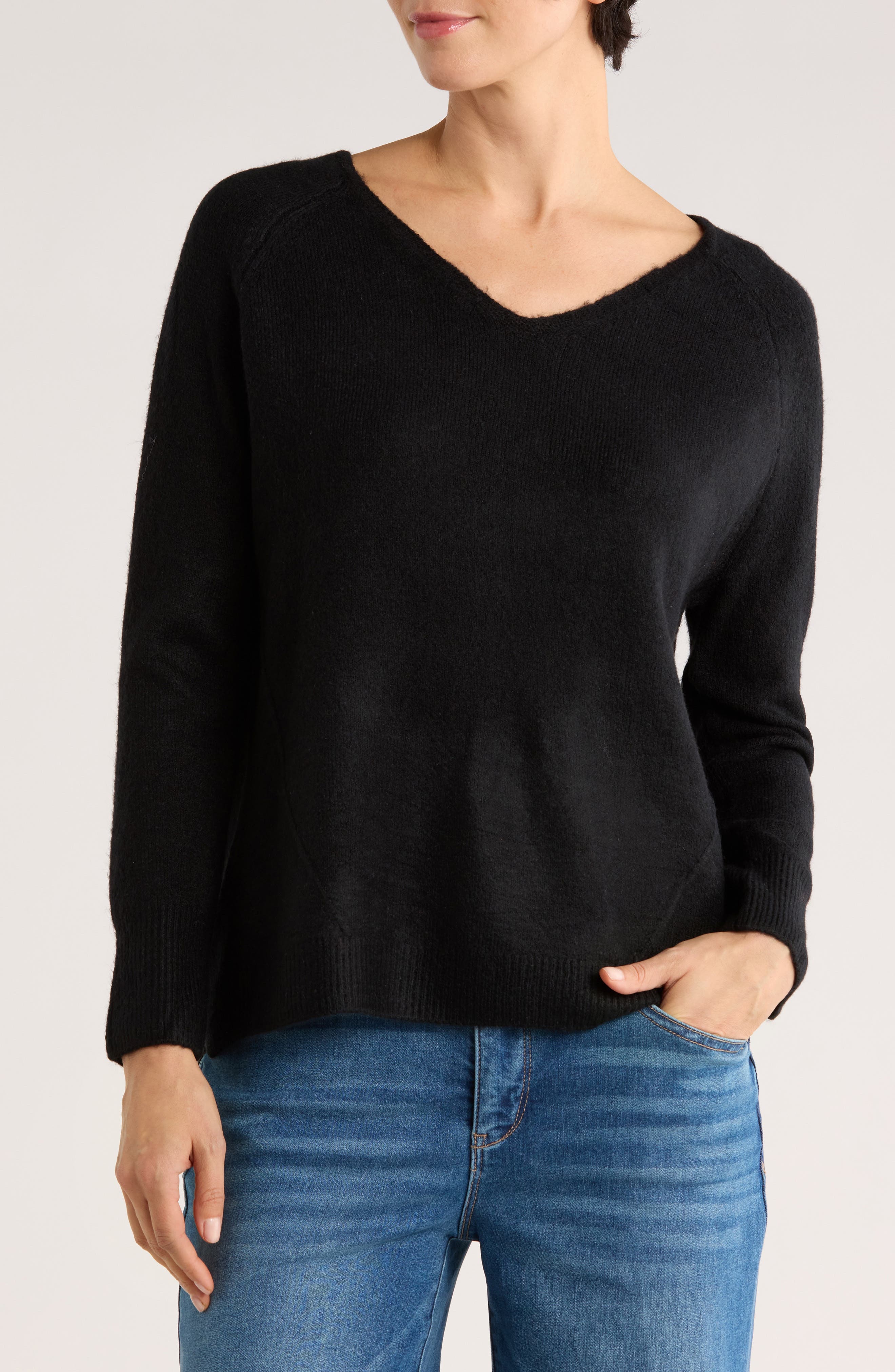 Halogen® V-Neck Sweater