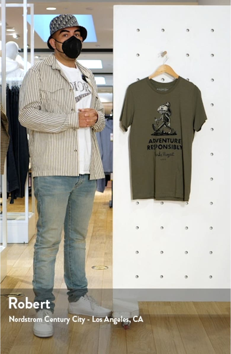 Men's Adventure Responsibly Hiker Graphic Tee, sales video thumbnail