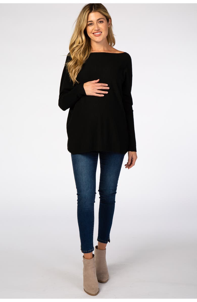 PinkBlush Soft Knit Boatneck Dolman Sleeve Sweater, Alternate, color,