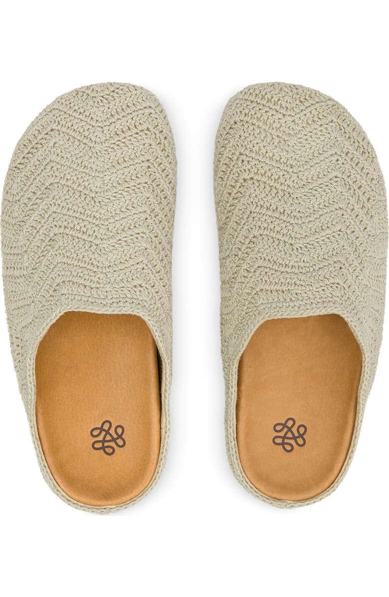 The Sak Bolinas Crochet Ripple Clog, Main, color, Natural Ripple