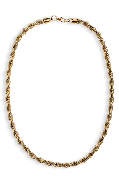 Men's Rope Chain Necklace