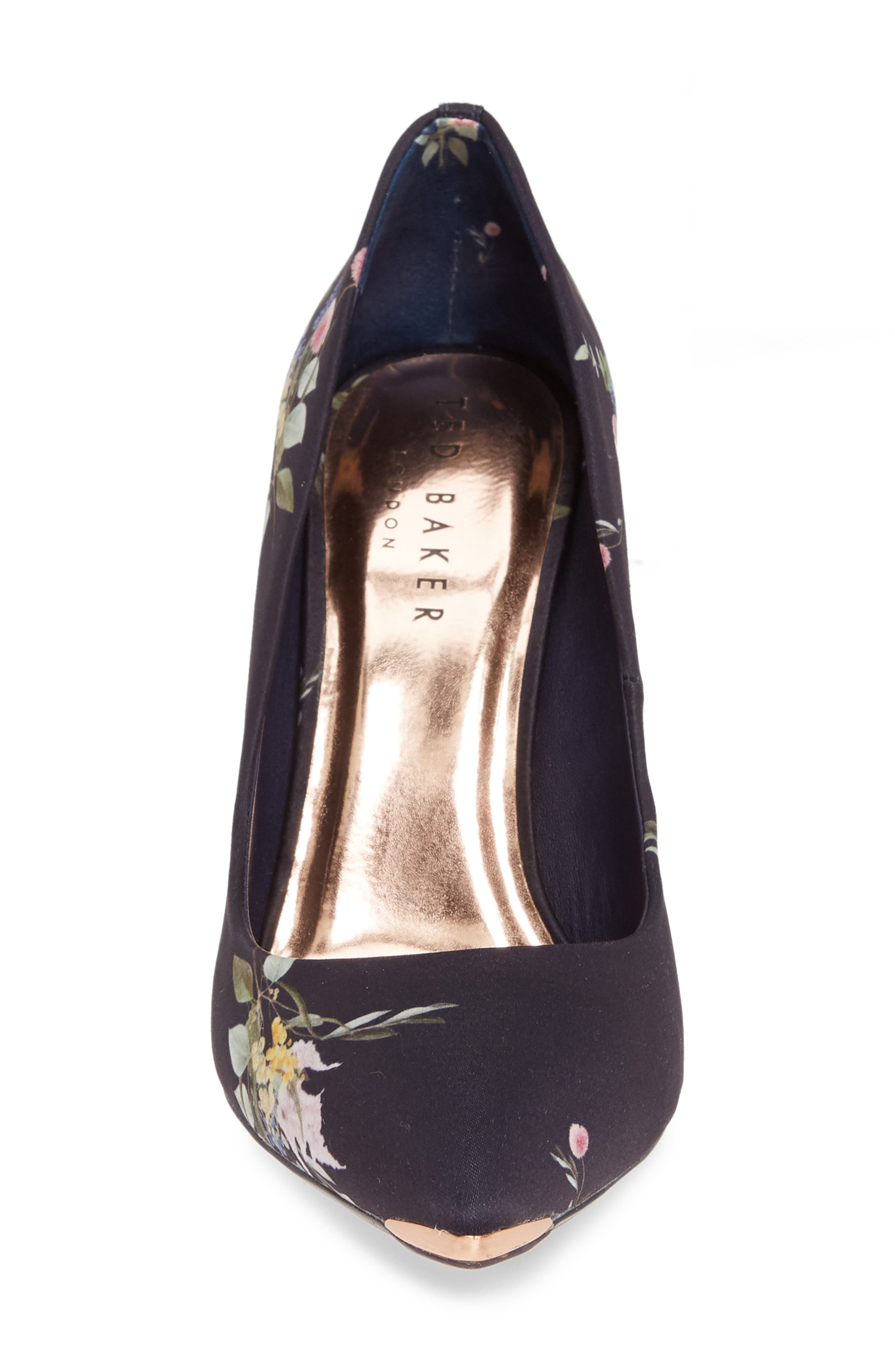 Ted Baker London Izibelp Floral Pointy Toe Pump, Alternate, color, 