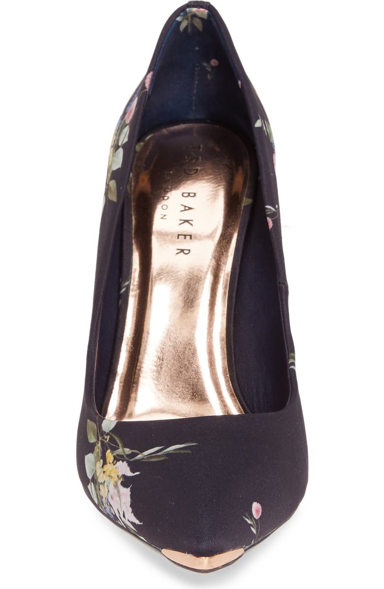 Ted Baker London Izibelp Floral Pointy Toe Pump, Alternate, color,