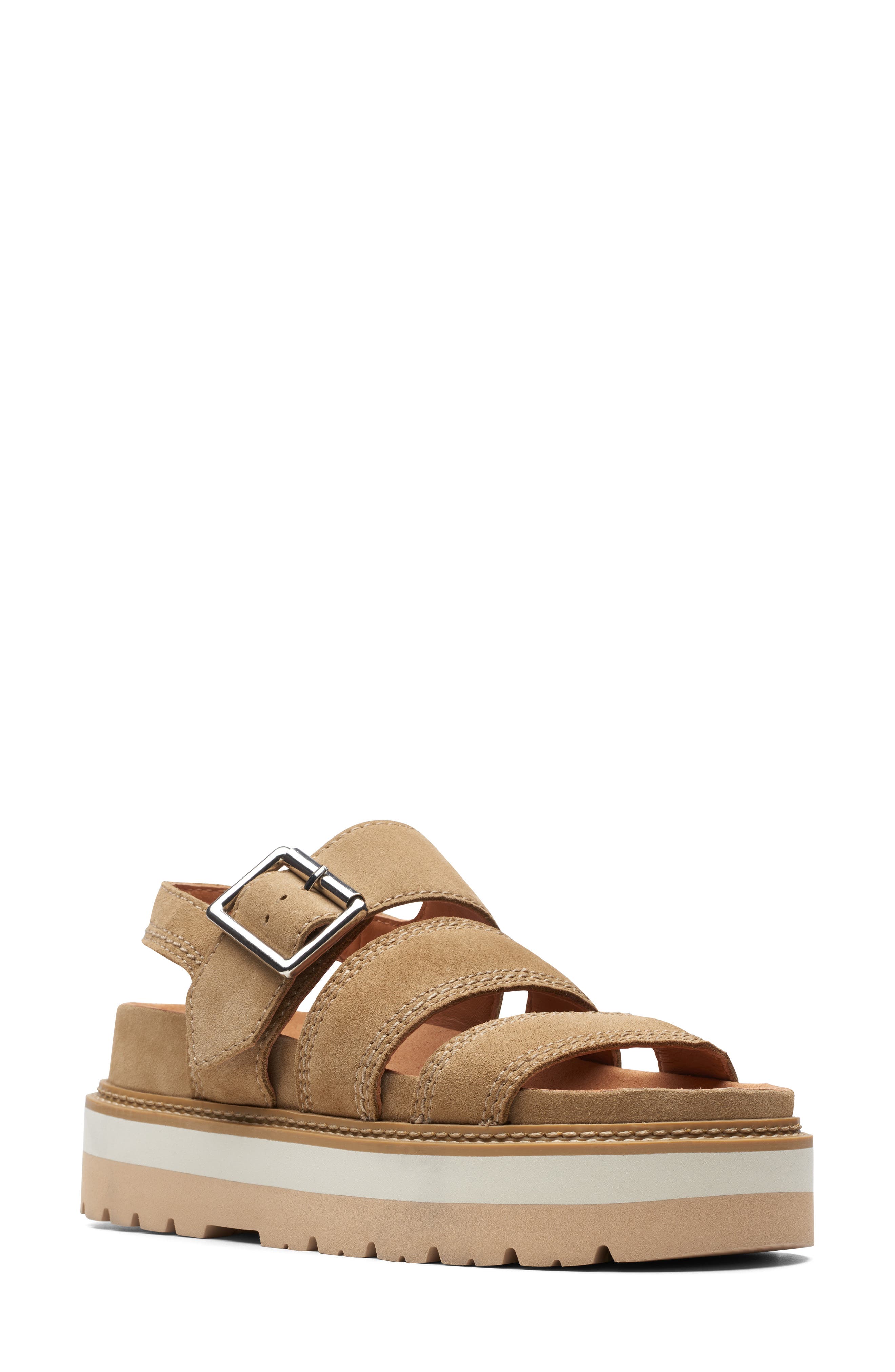 Clarks<sup>®</sup> Orianna Over Platform Sandal, Main, color, 
