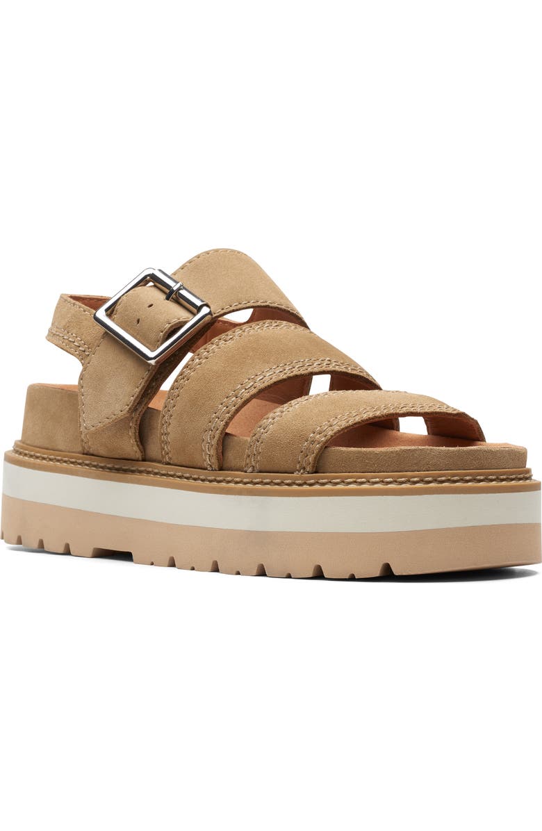 Clarks<sup>®</sup> Orianna Over Platform Sandal, Main, color,