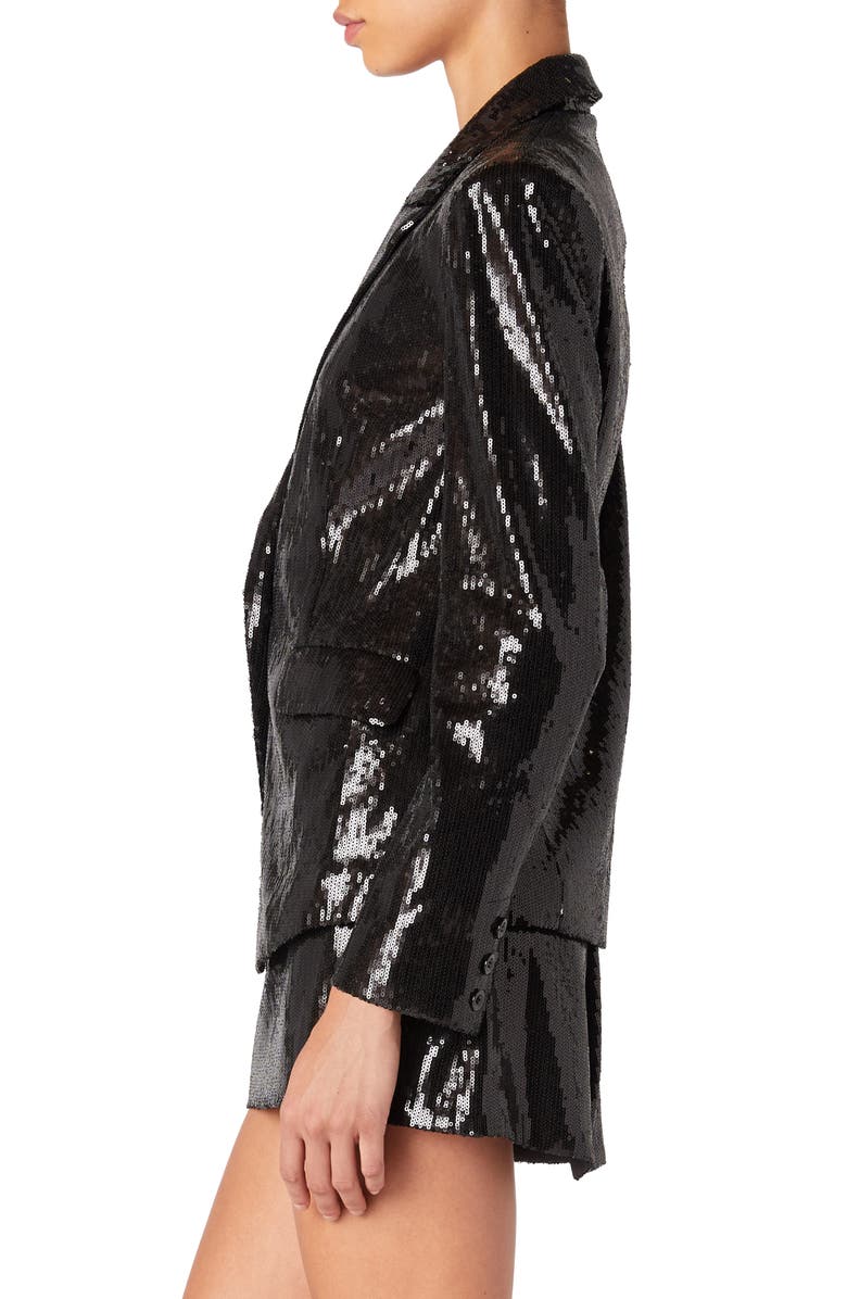 BLANKNYC Sequin One-Button Blazer, Alternate, color, Party Time
