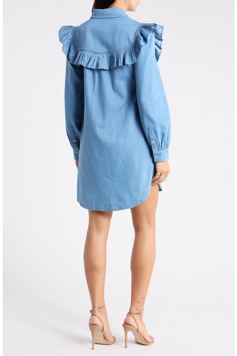 Parker Denim Shirtdress, Alternate, color, LIGHT DENIM