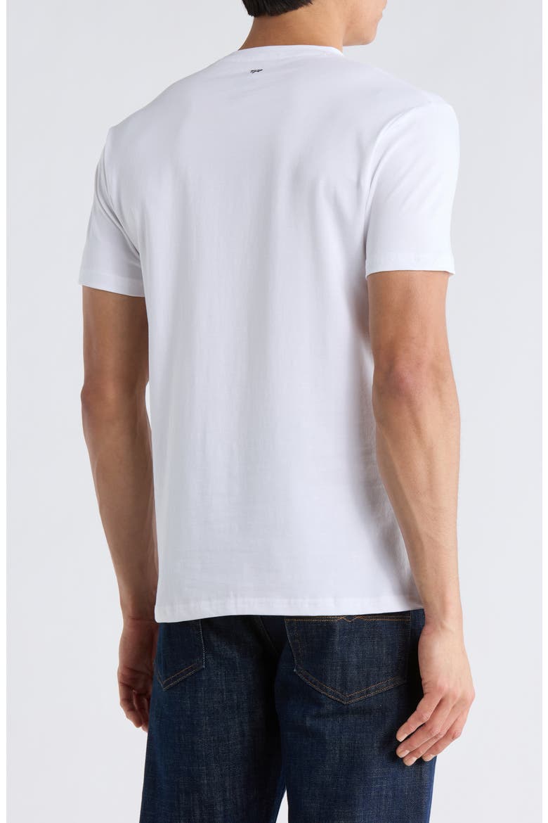 3D Abstract Graphic T-Shirt, Alternate, color, WHITE