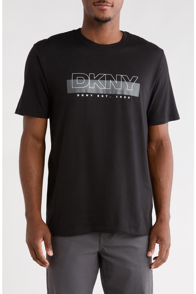 Fordham Graphic Print T-Shirt, Main, color, BLACK