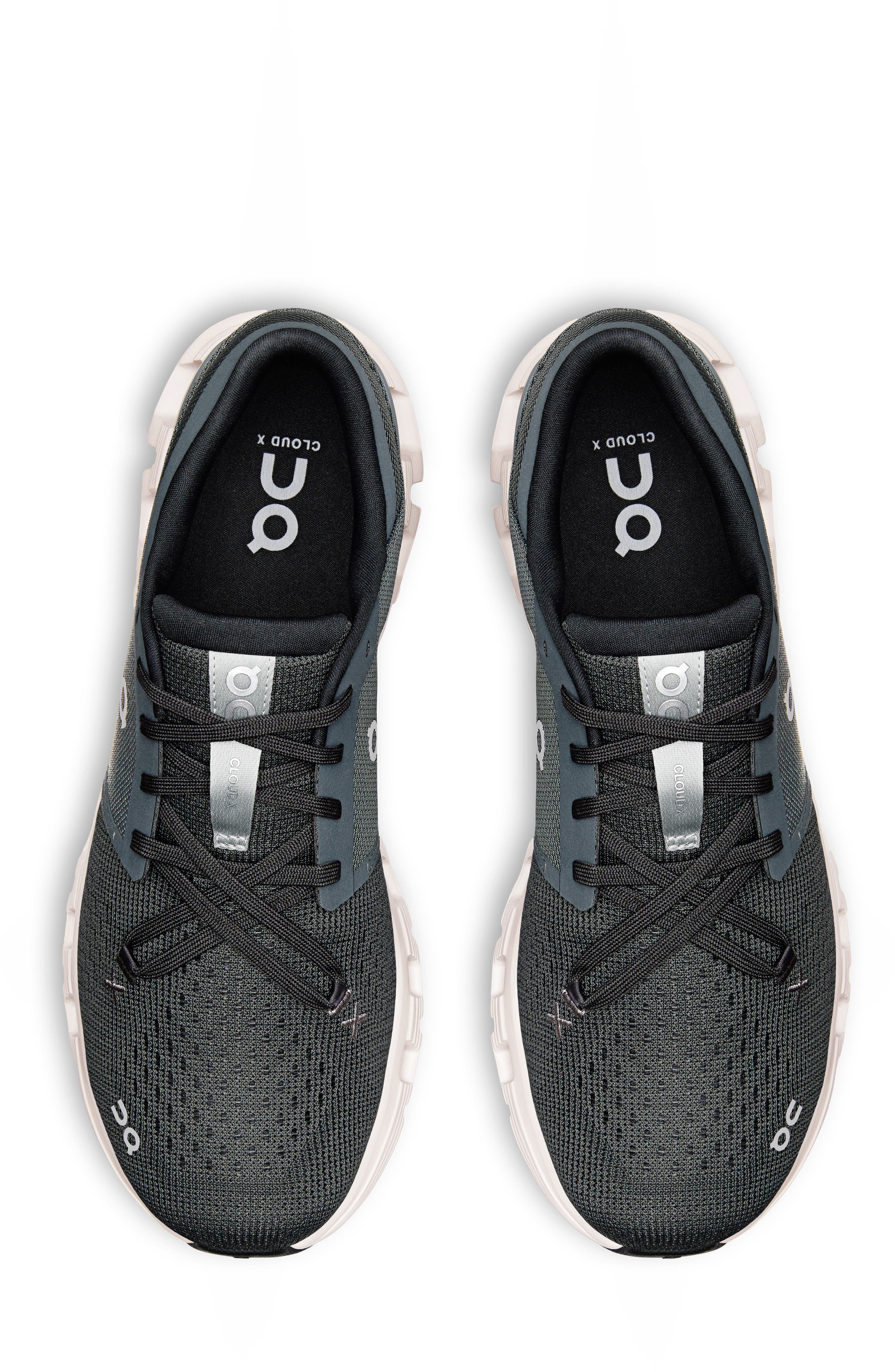 On Cloud X 4 Training Shoe, Alternate, color, Shadow/ Apollo