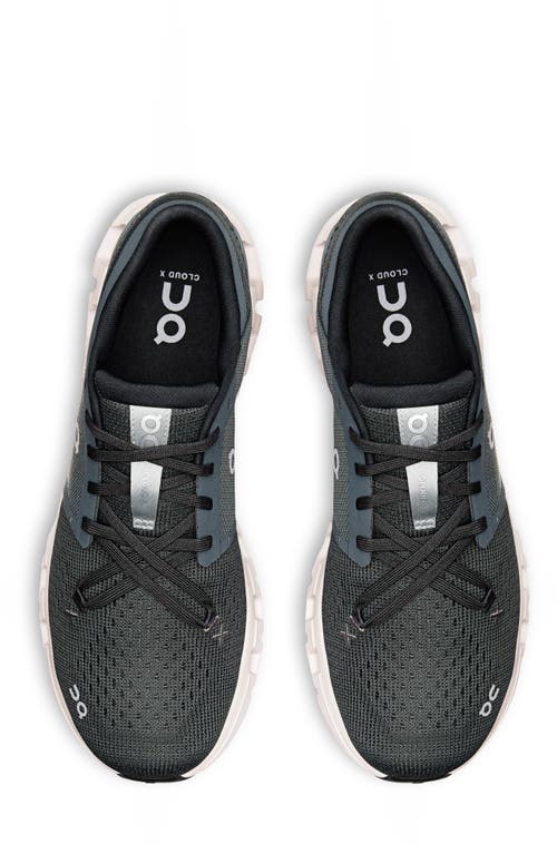 On Cloud X 4 Training Shoe In Gray