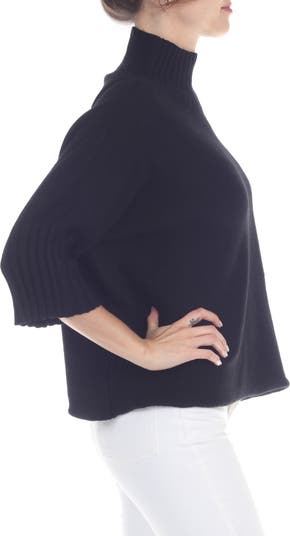 Mock Neck Boxy Sweater