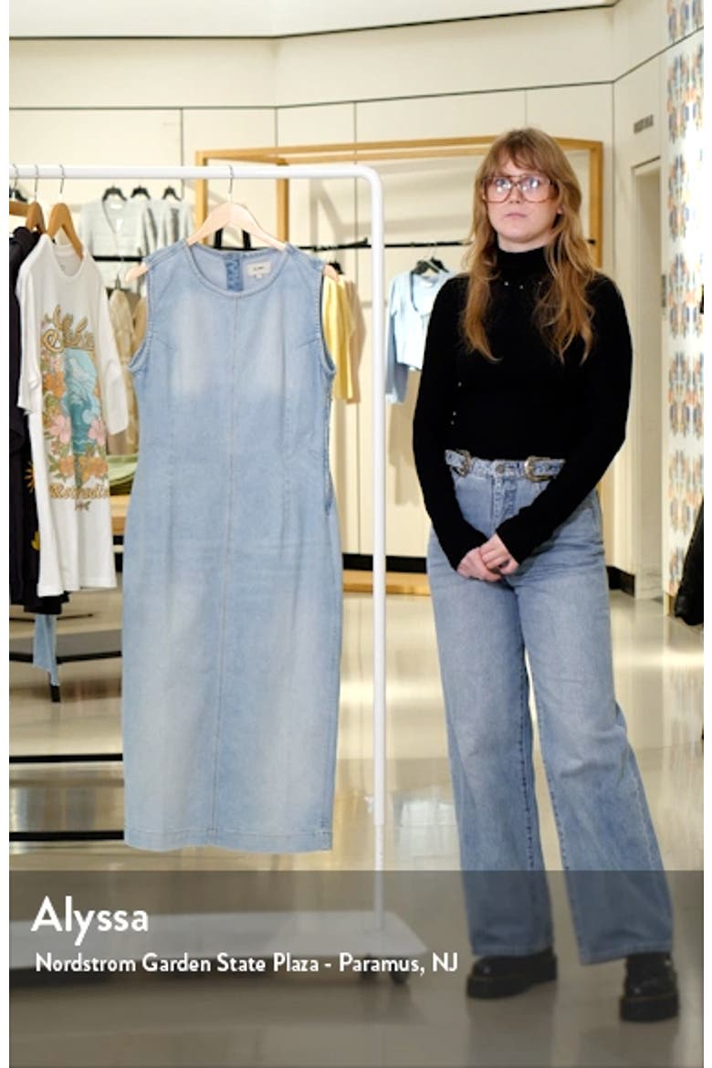 Esme Sleeveless Denim Midi Dress video