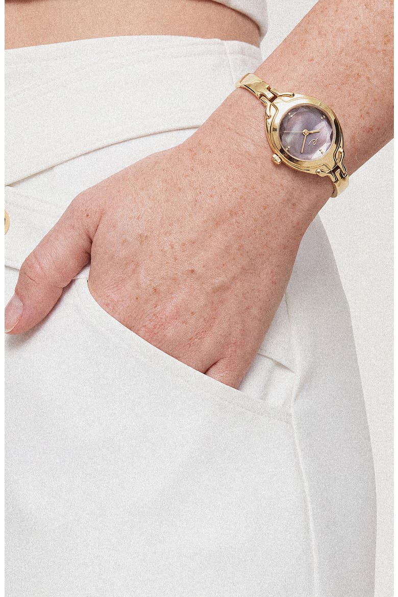 Vintage Delicacy Watch, Alternate, color, TAUPE AND GOLD