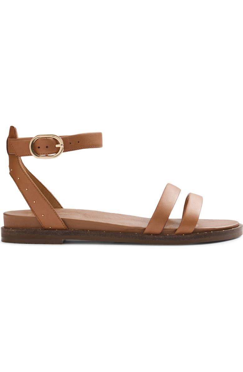 FRANKIE4 Patterson Ankle Strap Sandal, Alternate, color, Tan