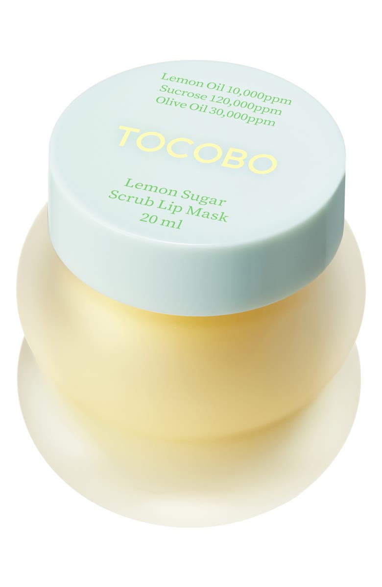 Tocobo Lemon Sugar Scrub Lip Mask, Main, color,