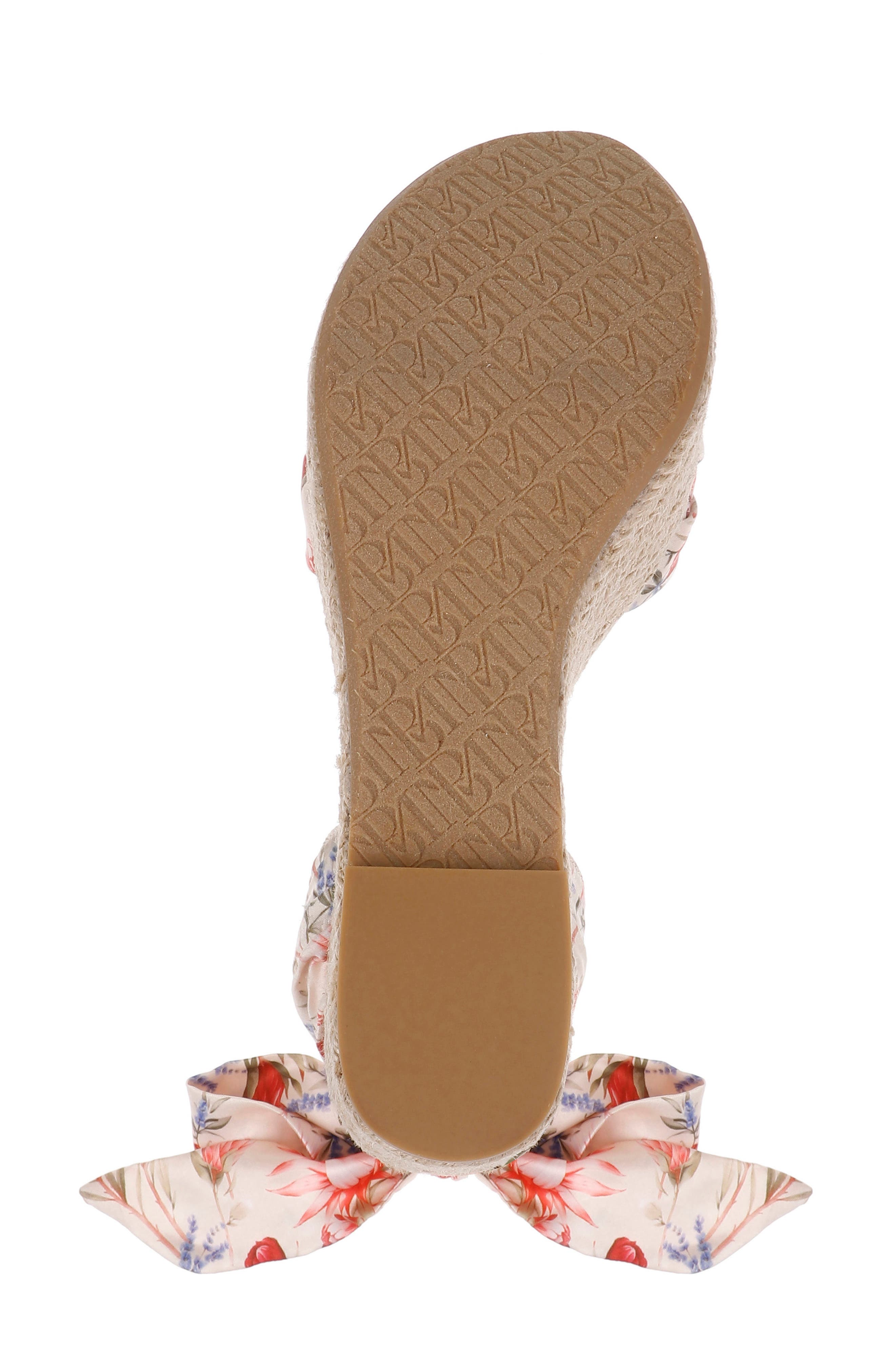 Badgley Mischka Collection Ximora Platform Wedge Espadrille, Alternate, color, Cream Multi
