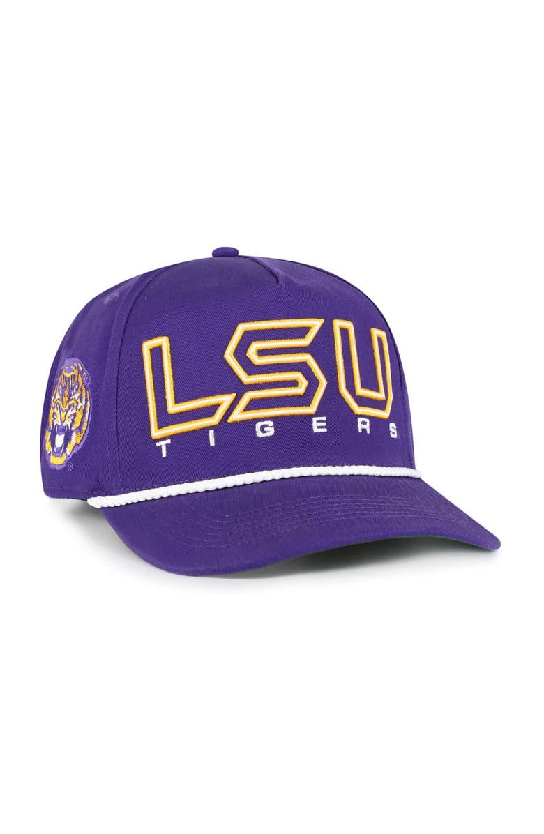 '47 Youth '47 Purple LSU Tigers Byline Hitch Adjustable Hat, Main, color, Purple