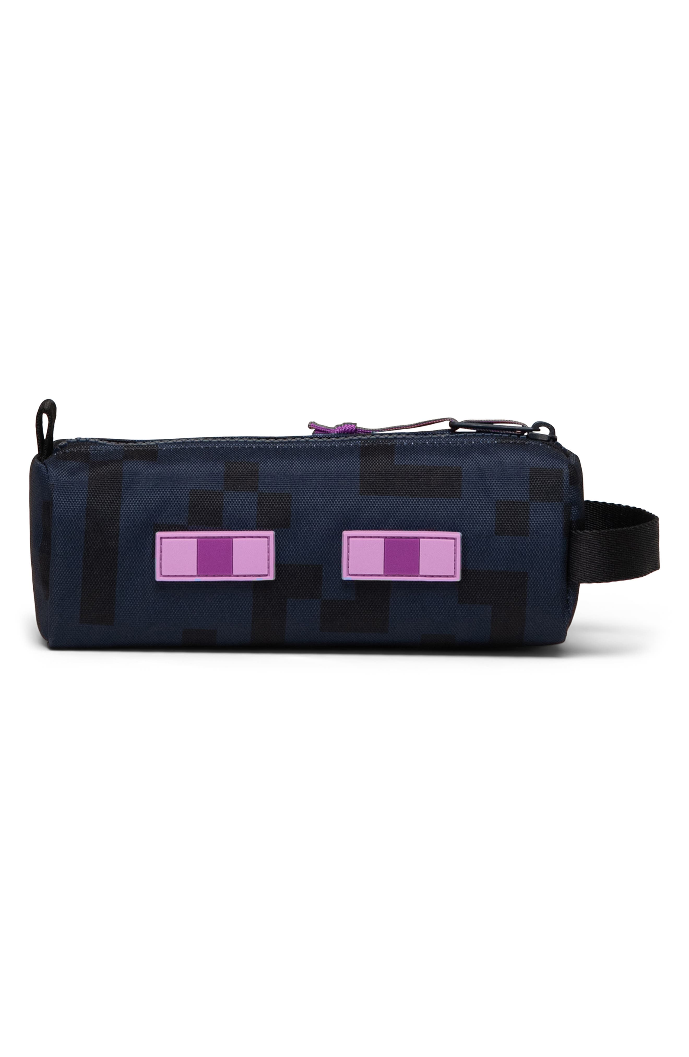 Kids' Minecraft Settlement Pencil Case, Alternate, color, ENDERMAN