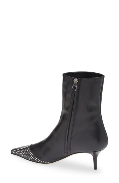 Aeyde Roe Mini Studs Heels Black In Black