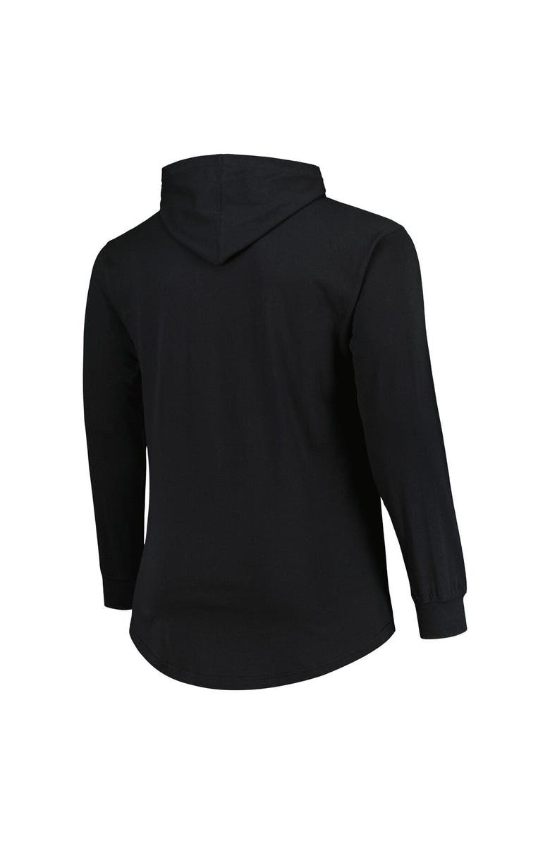 FANATICS Men's Fanatics Branded Black Pittsburgh Steelers Big & Tall Front Runner Pullover Hoodie, Alternate, color, 