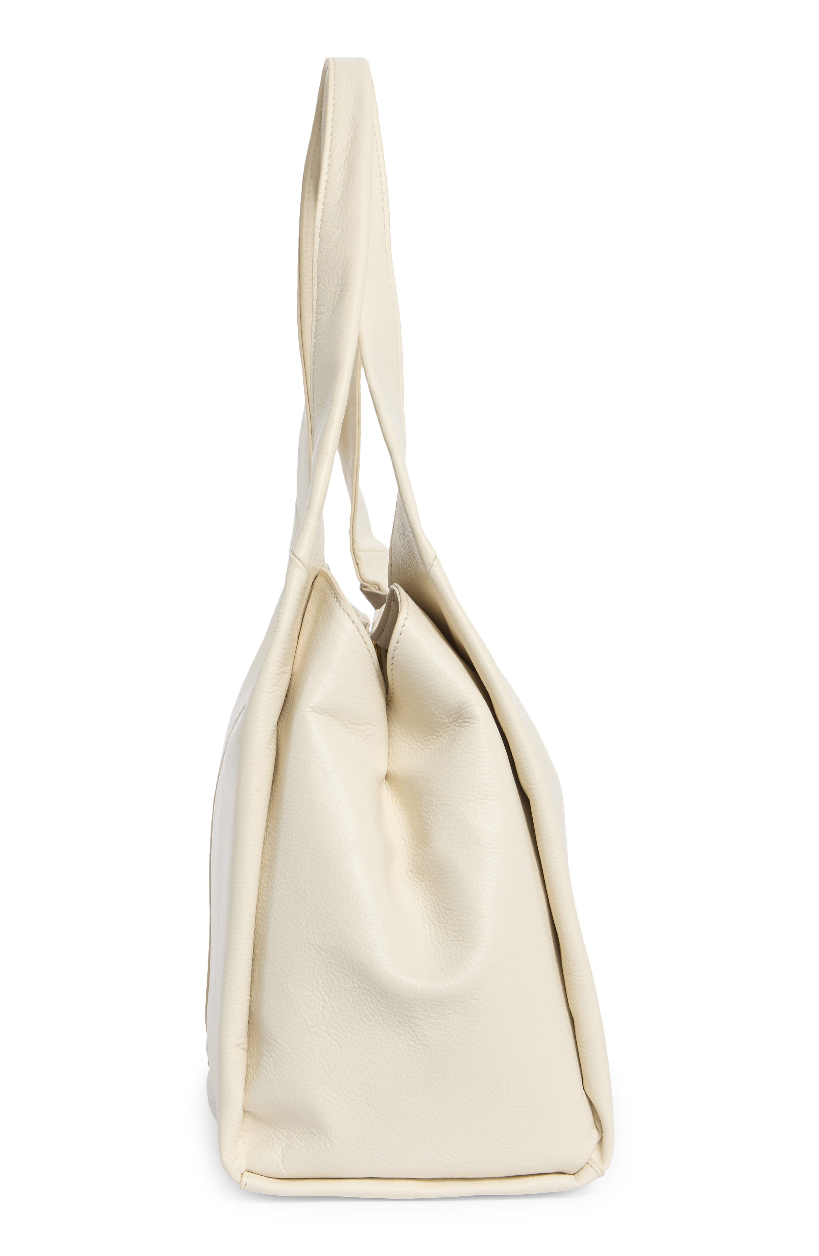 Sue Leather Shoulder Bag, Alternate, color, BONE COW PDM