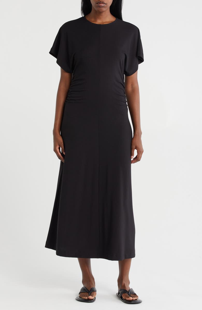 NORDSTROM RACK Dolman Sleeve A-Line Dress, Main, color, Black