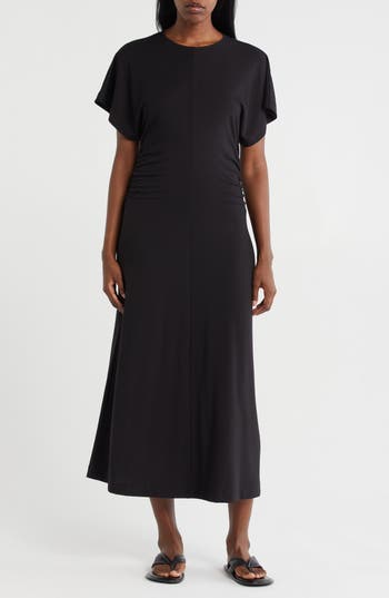 Nordstrom Rack Dolman Sleeve A-line Dress In Black