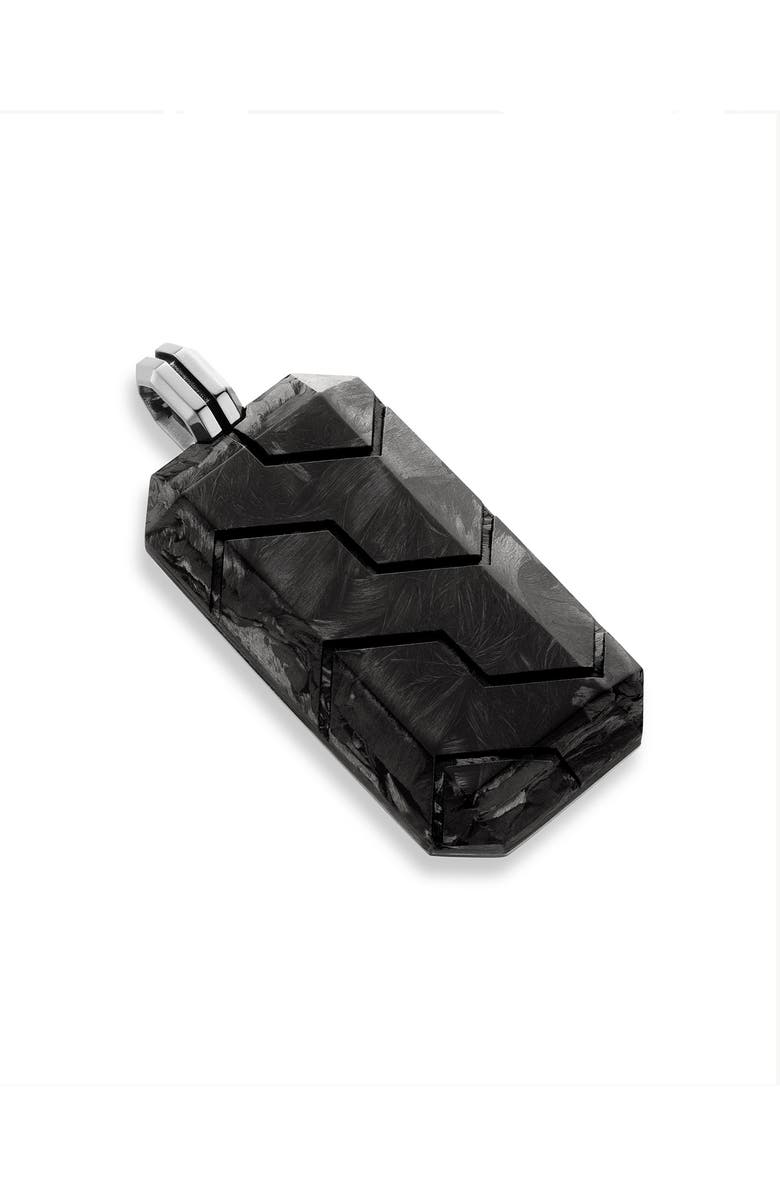 David Yurman Forged Carbon Tag, Alternate, color,