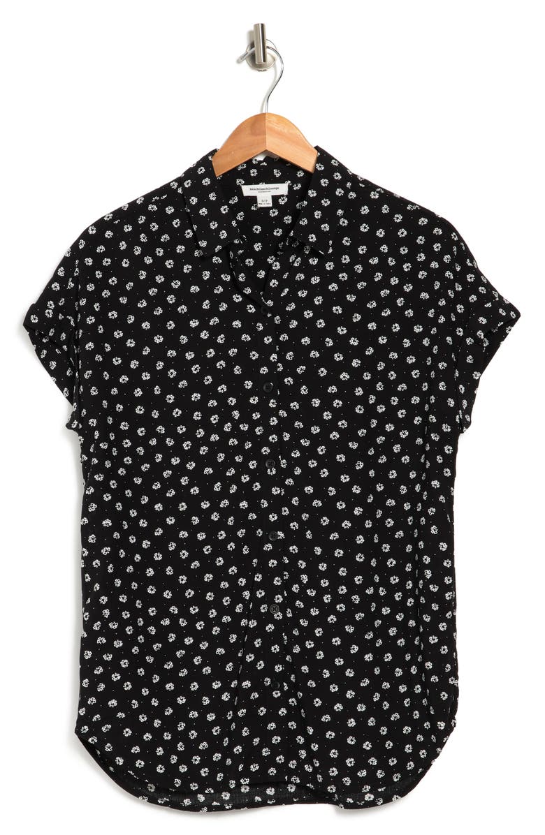 beachlunchlounge Spencer Printed Button Front Camp Shirt, Alternate, color,