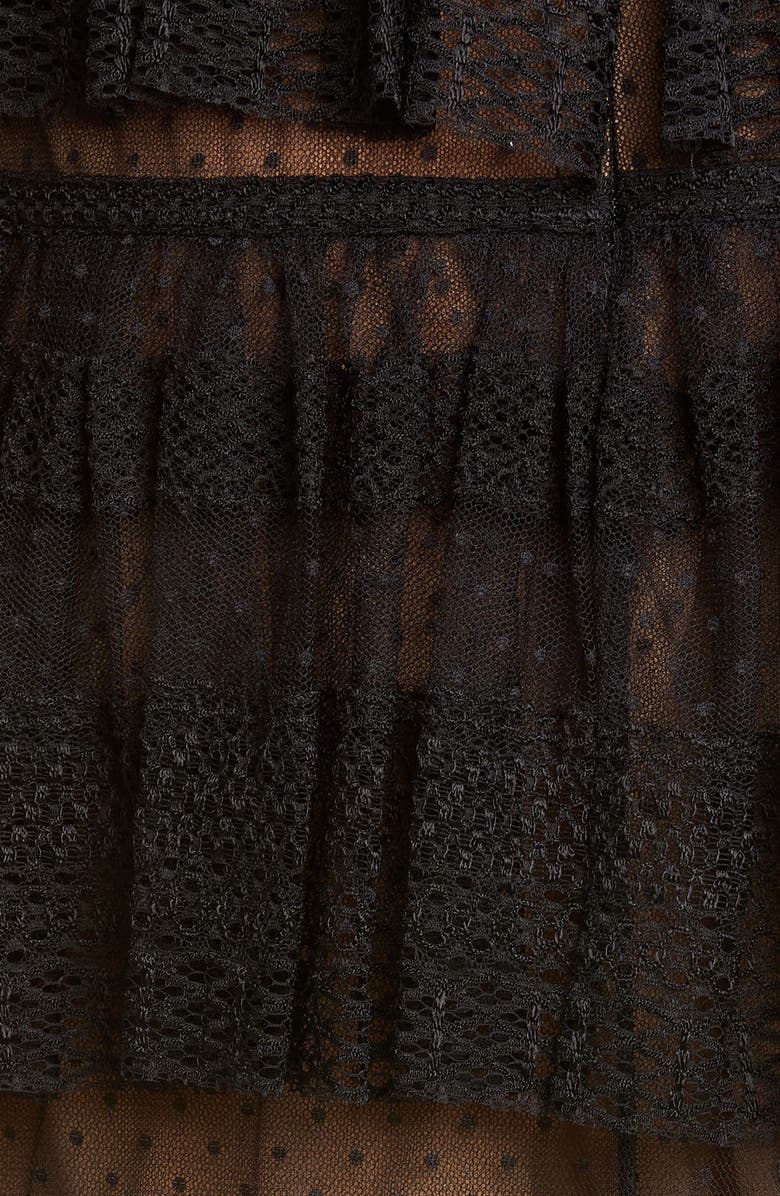 Zuhair Murad Off the Shoulder Tiered Gown, Alternate, color, 