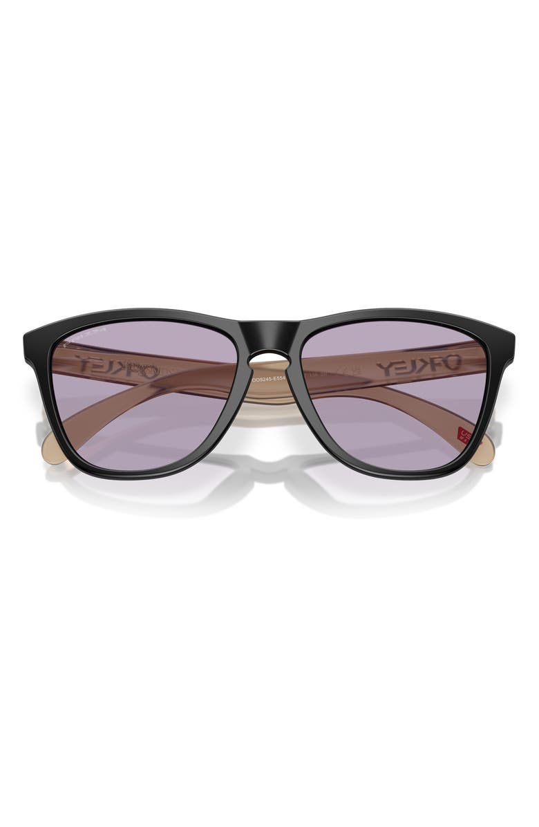 Oakley Frogskins 54mm Prizm<sup>™</sup> Rectangular Sunglasses, Alternate, color, Matte Black