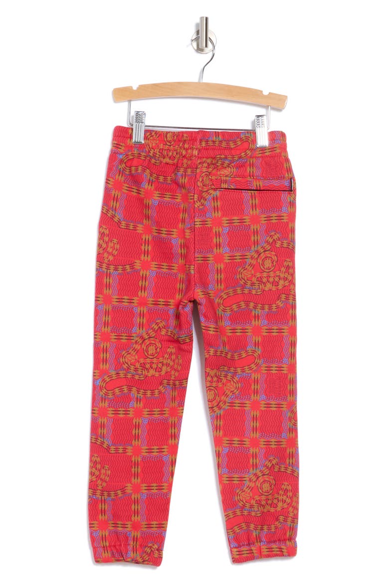 Kids' Print Sweatpants, Alternate, color, SALSA