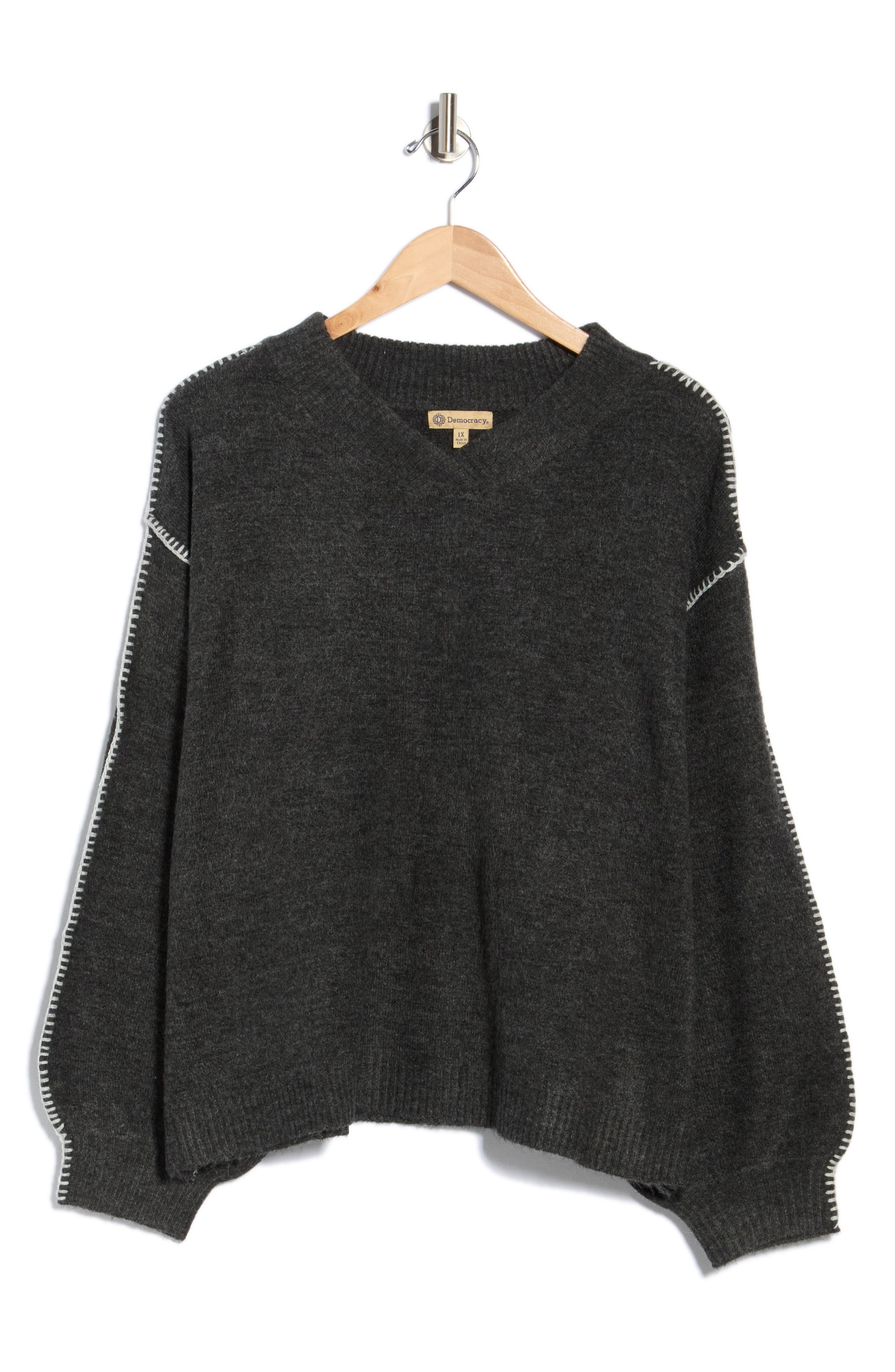 selected HEATHER CHARCOAL/ IVORY